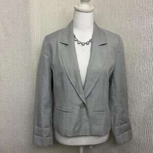 Country Sophisticates Pendleton Petite Blazer Gray Silk Blend USA Vintage